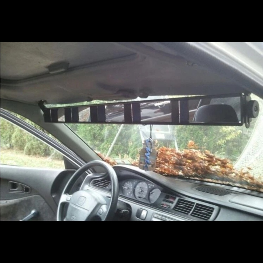 Black Multi-Panel Rearview Mirror - Picture 3 of 3